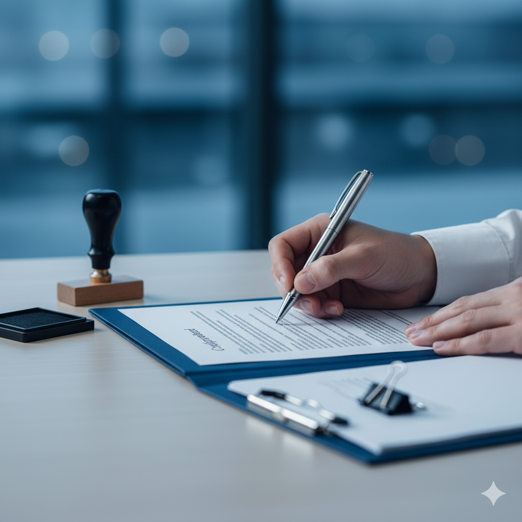 Company secretarial filings and confirmation statements